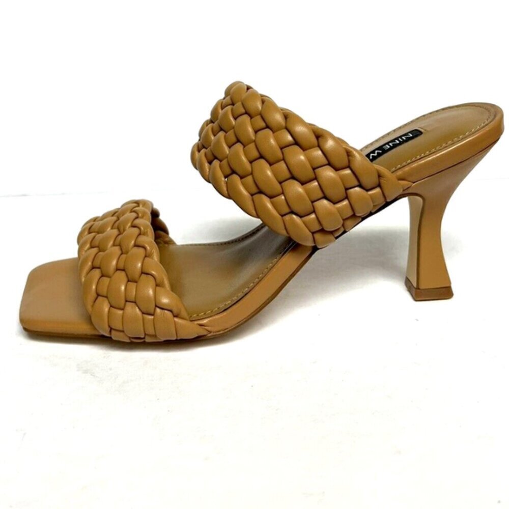Nine West Women's Hasnot 3 Sandal Cognac Size 9 M
